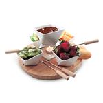 swissmar fondue czekoladowe rubik, biały