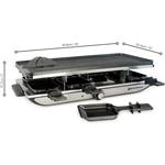 swissmar raclette geneva na 8osób, srebrne