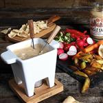 zestaw tapas fondue biały, poj. 200ml, dąb