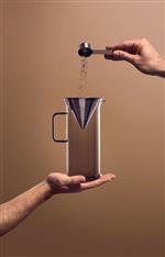 zaparzacz przelewowy pour over szary 1000ml