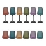 SplitGlass Easy - Rainbow Set - 6 glasses + 6 stems