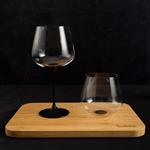 splitglass - zestaw 2 czarnych kieliszków collio -