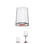 SplitGlass - Tumbler | White wine cup - Red - set of 2 glasses